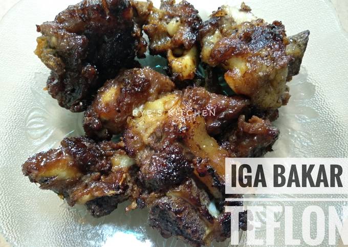 Langkah Mudah Memasak Resep Iga Bakar Teflon