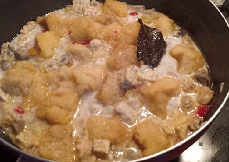 Resep Tempe jantung krecek kuah pedas keto yang Bisa Manjain Lidah