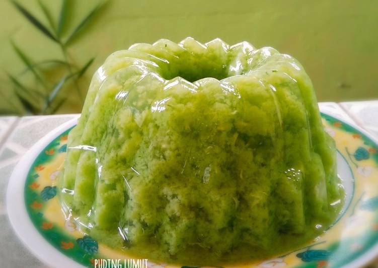 Cara menyiapkan Puding lumut / Agar&quot; lumut , Sempurna