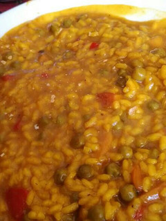 Una foto de Arroz con tiras de potón