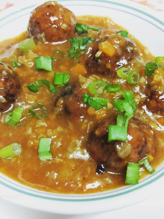 A picture of Veggie Manchurian Balls.