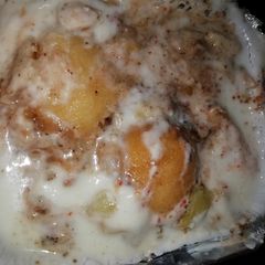 A picture of Dahi bhalle Chat.