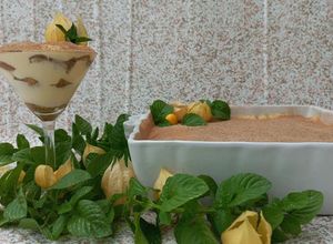 Foto de Tiramisú com licor de Sabugueiro!