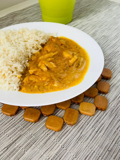 Una foto de Pollo al curry