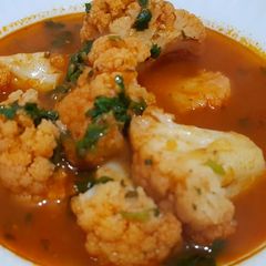 A picture of Cauliflower stew يخنة القرنبيط.