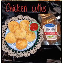 A picture of Chicken cutlus.