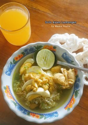 Foto resep Soto Ayam Lamongan + Kulit
