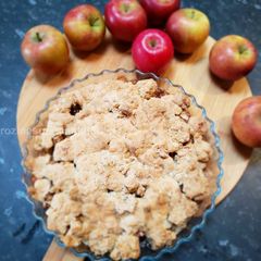 A picture of Swedish Apple Pie.
