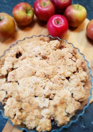 A picture of Swedish Apple Pie.