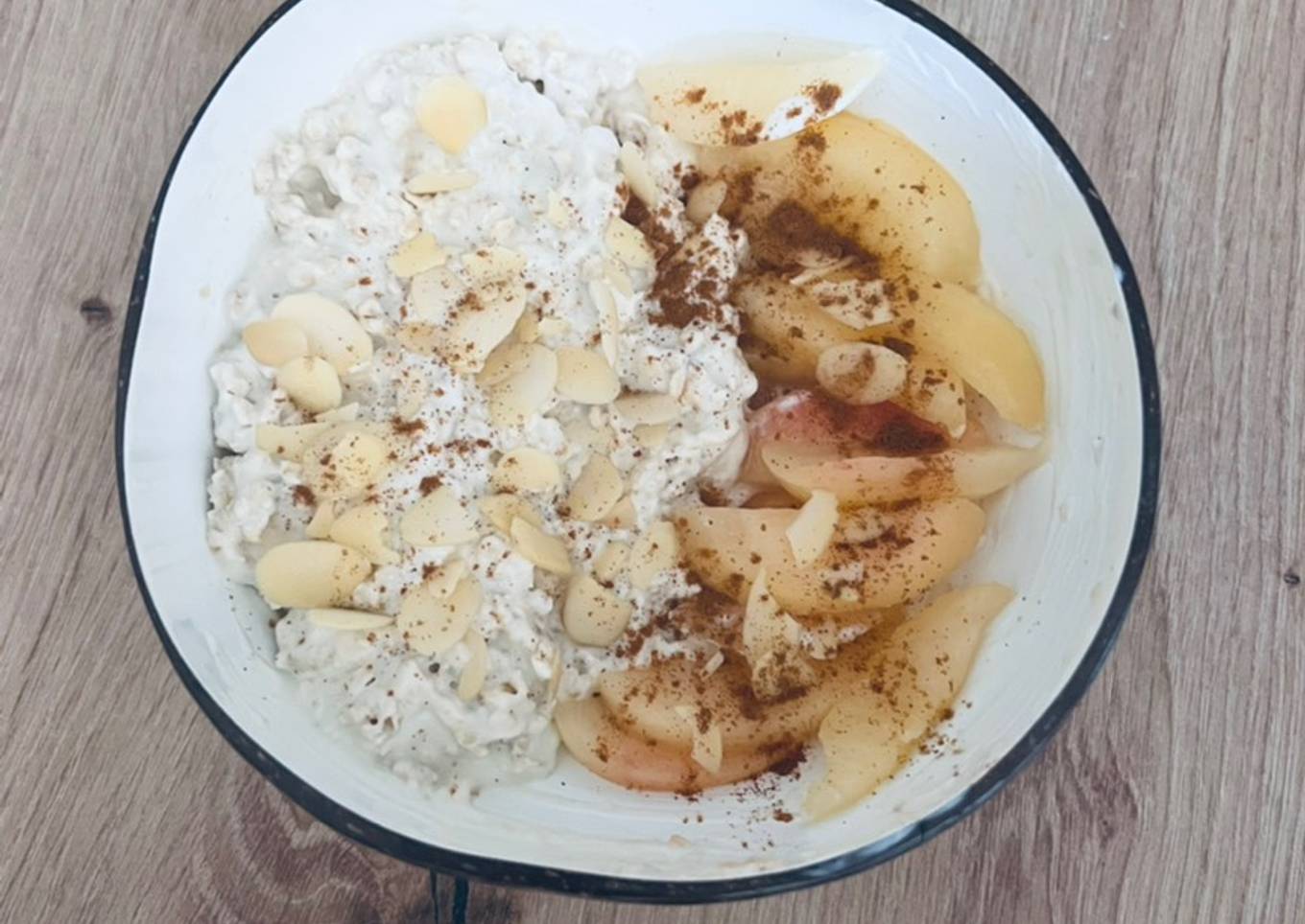 Bowl frais nectarine 🍑 amandes