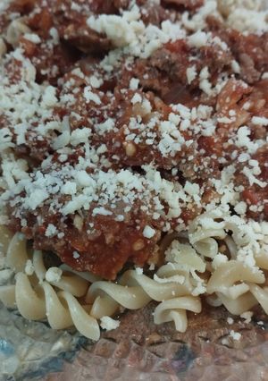 Una foto de Salsa bolognesa fácil