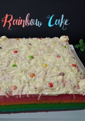 Foto resep Rainbow Cake