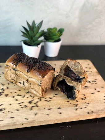 Langkah Gampang Membuat Resep Roti sobek coklat lumer yang Lezat Sekali Anti Ribet, Menggugah Selera