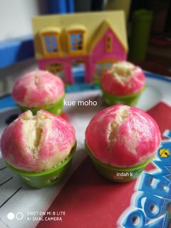 Foto resep Kue Moho (bukan bolu kukus) dengan tekstur yg padat tapi lembut