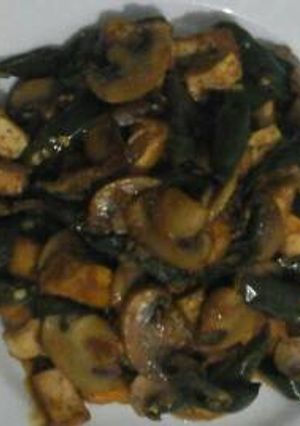 Foto resep Tumis Tahu Jamur Lombok Ijo