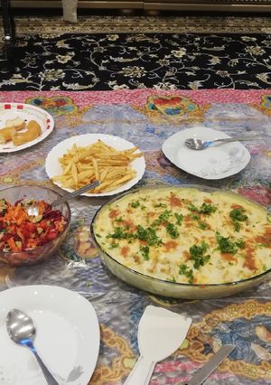 صورة لوصفة صينية مكرونة