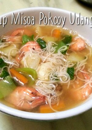 Foto resep Sup Misoa Pokcoy Udang