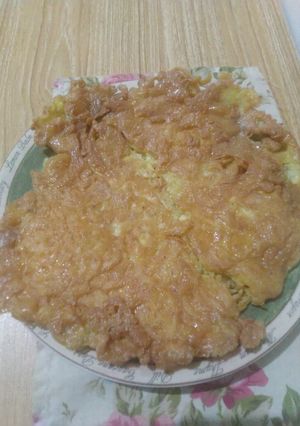 Foto resep Mie telor dadar