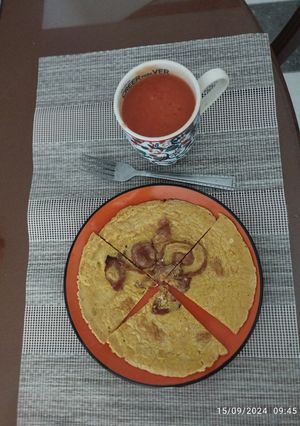 Una foto de DESAYUNO Tortilla con huevo