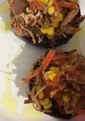 Una foto de Remolachas rellenas