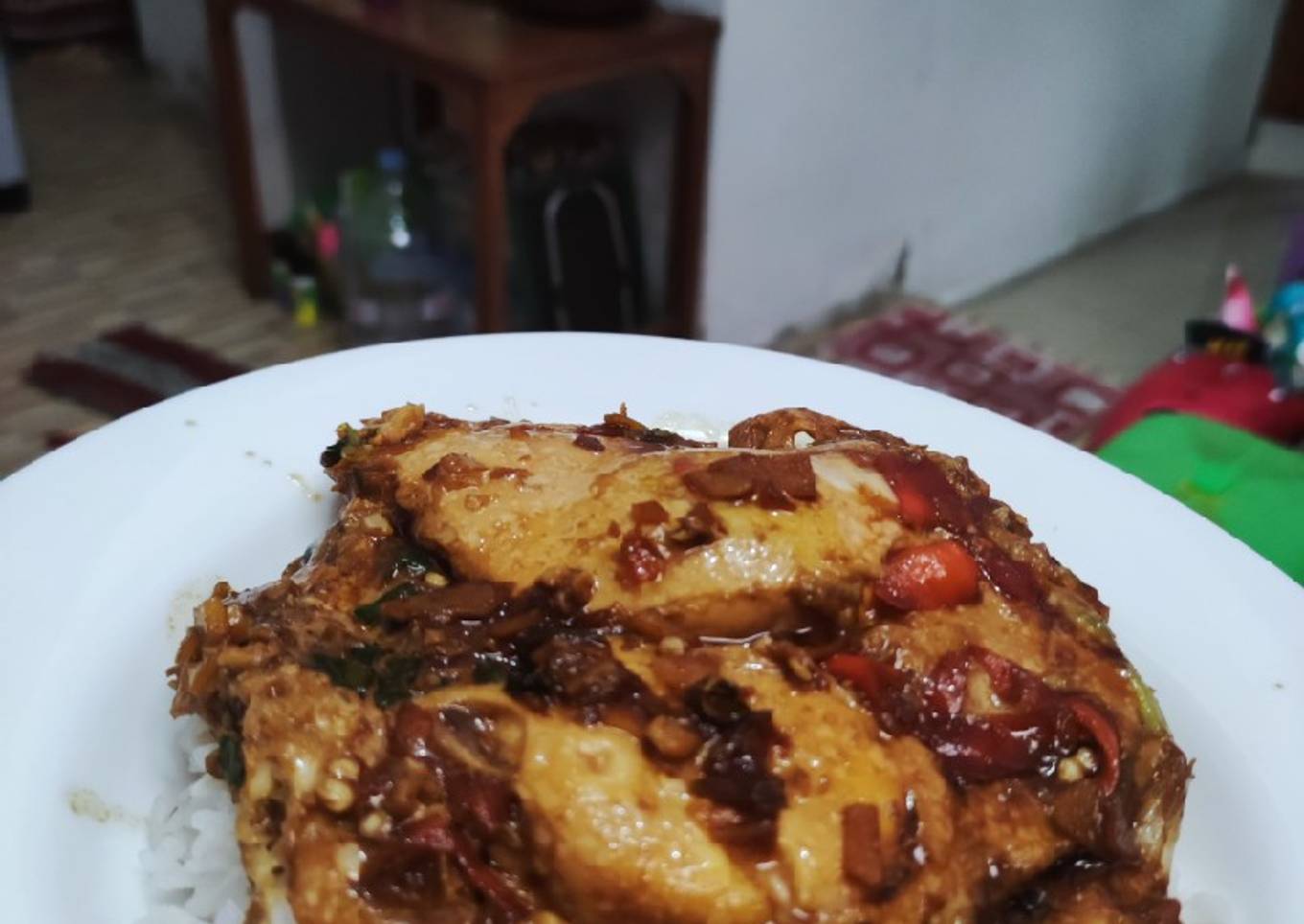 Nasi Telur ceplok kecap viral