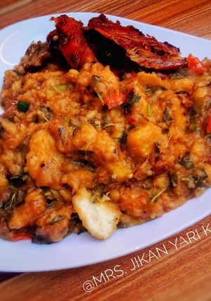Yam porridge ainihin hoton girkin