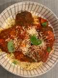 Homemade Spaghetti Sauce and Meatballs