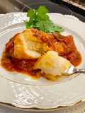 Bacalao al “ajoarriero” (Cod with “Ajoarriero”)