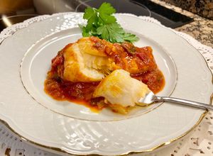 Foto principal de Bacalao al “ajoarriero” (Cod with “Ajoarriero”)