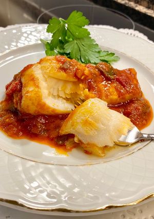 Foto principal de Bacalao al “ajoarriero” (Cod with “Ajoarriero”)
