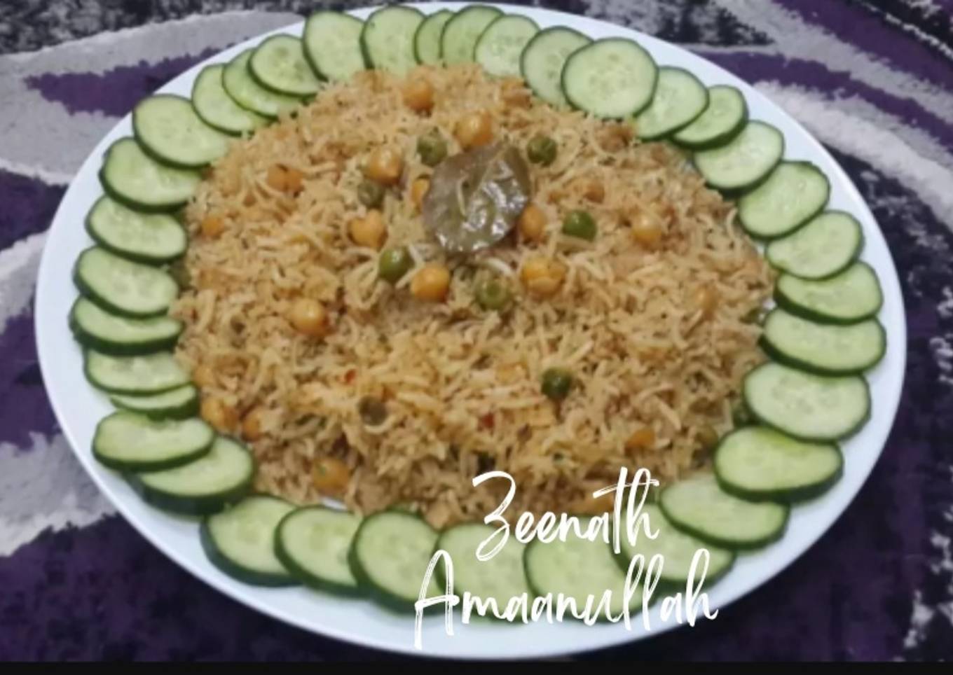 Chole Matar Biryani