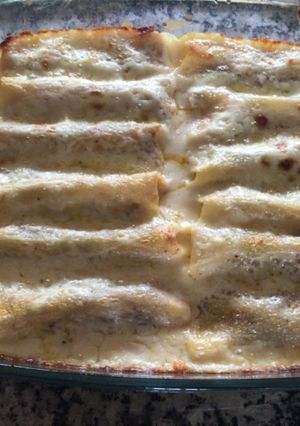 Una foto de Canelones rellenos de carne molida