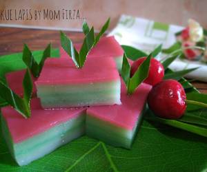 Masakan Unik KUE LAPIS TEPUNG BERAS (64) Enak Bergizi