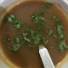 A picture of Chana soup.
