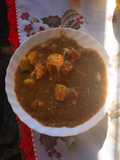 Patatas en ajopollo tipo Andalucía