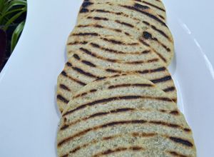Une photo de Mini galettes à la farine de millet brun