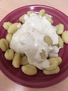 Sajtszószos gnocchi recept fotója