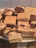 Cuadraditos mixtos de cacao y vainilla veganos