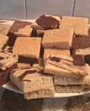 Cuadraditos mixtos de cacao y vainilla veganos