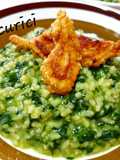Orez cu spanac și șofran (Risotto ai spinacci e zafferano)