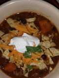 Black Bean and Sweet Potato Chili - CROCKPOT