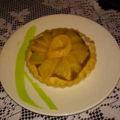 Foto principal de Tarteleta de dulce de leche y duraznos