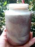 ผักโขมแดงปั่น💕 Tropical fruit Kefir 2- tone Smoothie
