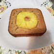 Pan de harina de avena con banana y piña