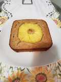 Pan de harina de avena con banana y piña
