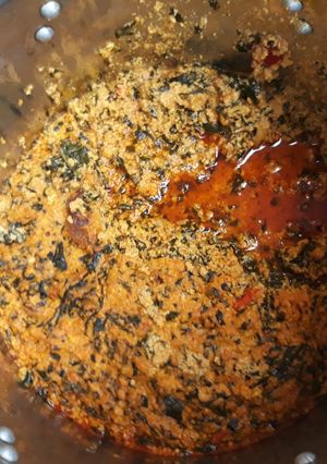 A picture of Egusi soup.