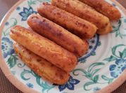 Una foto de polenta con mozzarella