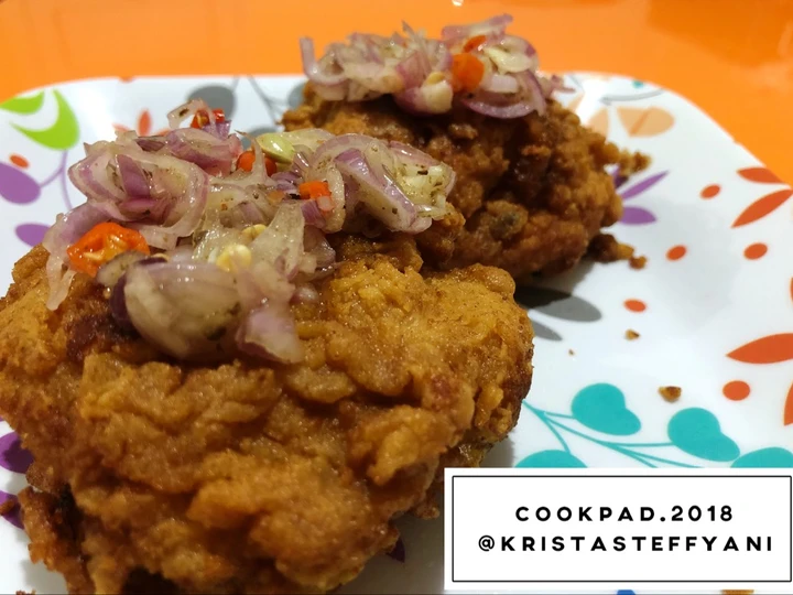 Langkah Gampang Membuat Resep Ayam Krispy Sambal Matah yang Bisa Manjain Lidah Anti Ribet, Bikin Ngiler