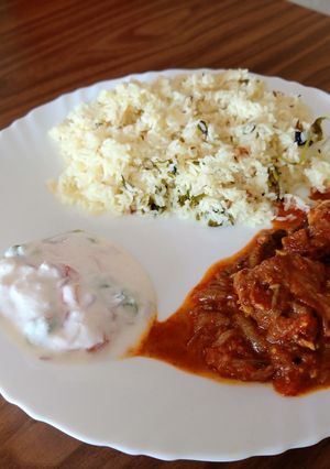 A picture of Chicken mulagitadh.