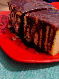 صورة لوصفة كيك الخلاط للفطار السريع 😍😋